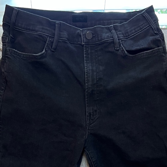 MOTHER The Hustler Ankle Fray - Size 31 Black - Picture 3 of 7
